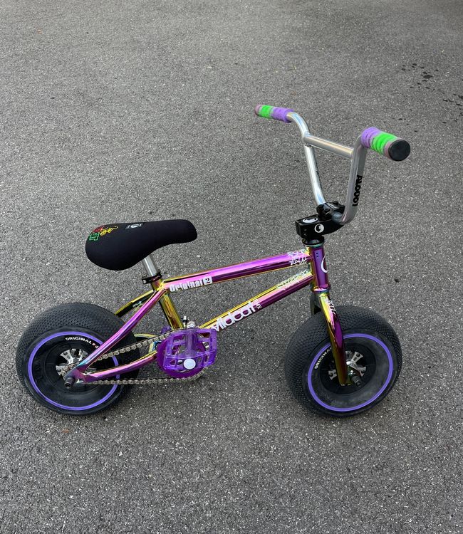 ミニBMX Wildcat Galaxy Mini Rower BMX Posrebrzany | Bikeinn BMX