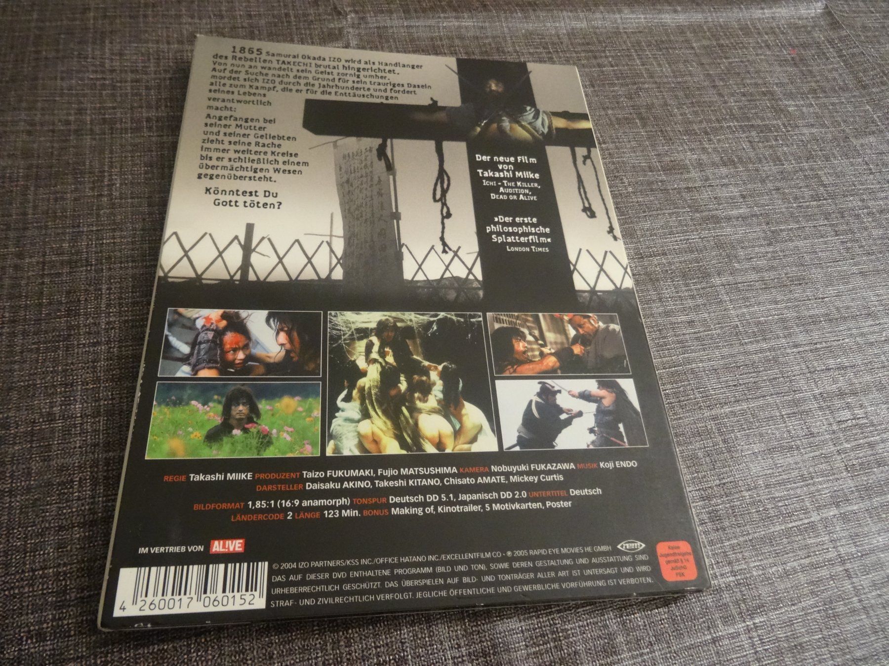 Tutti i DVDs: Takashi Miike - IZO - DVD - – Usato da Olten venduto da Disc-Verkauf 1
