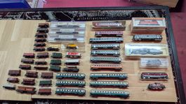 Spur N Sammelsurium Schienen Weichen Loks Wagen Elektronik..