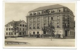 Pfäffikon (ZH) Hotel Bahnhof - echte Foto-AK - 1930