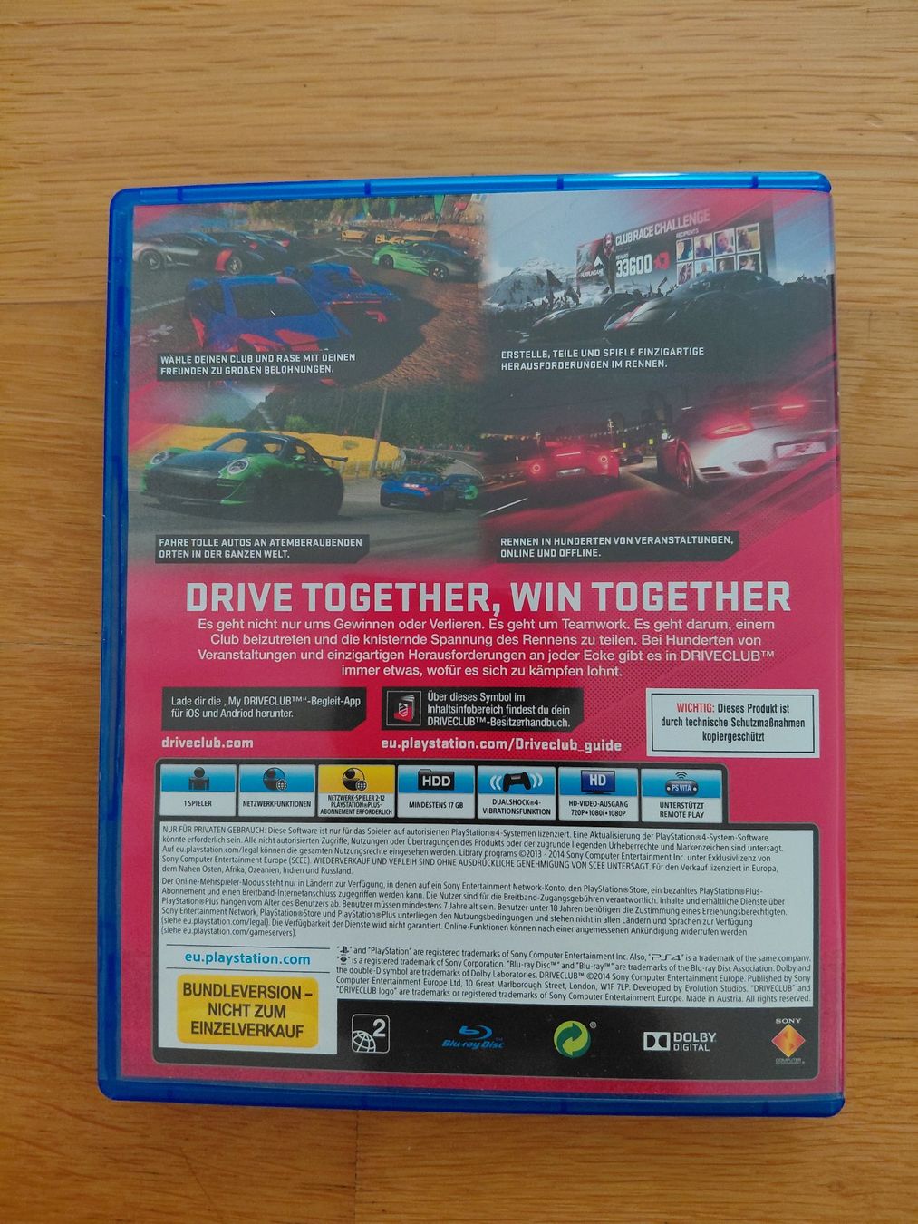 Sony Giochi: Driveclub PS4 – Usato da Oberwil BL venduto da kah_s55q 3