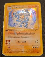 Pokémon Karte Machomei Basis Set Holo