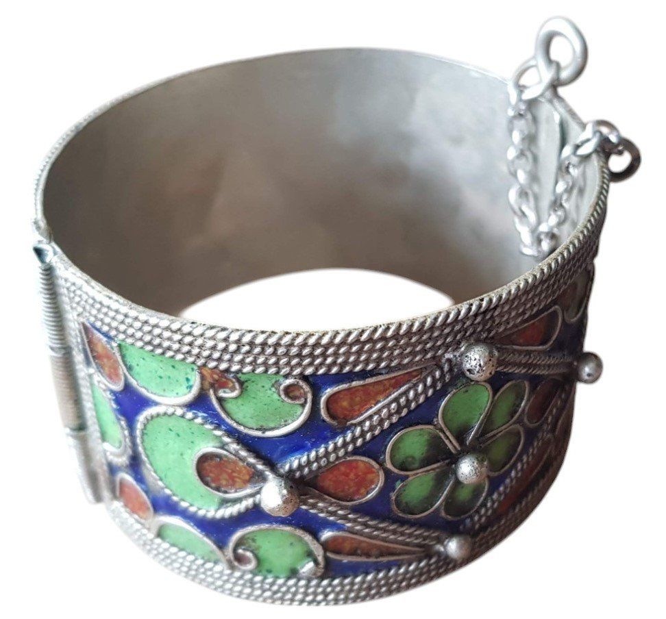 Bracciali & Braccialetti: Armreif Marokko Tuareg Cloisonné – Usato da Mörschwil venduto da antiksalon21