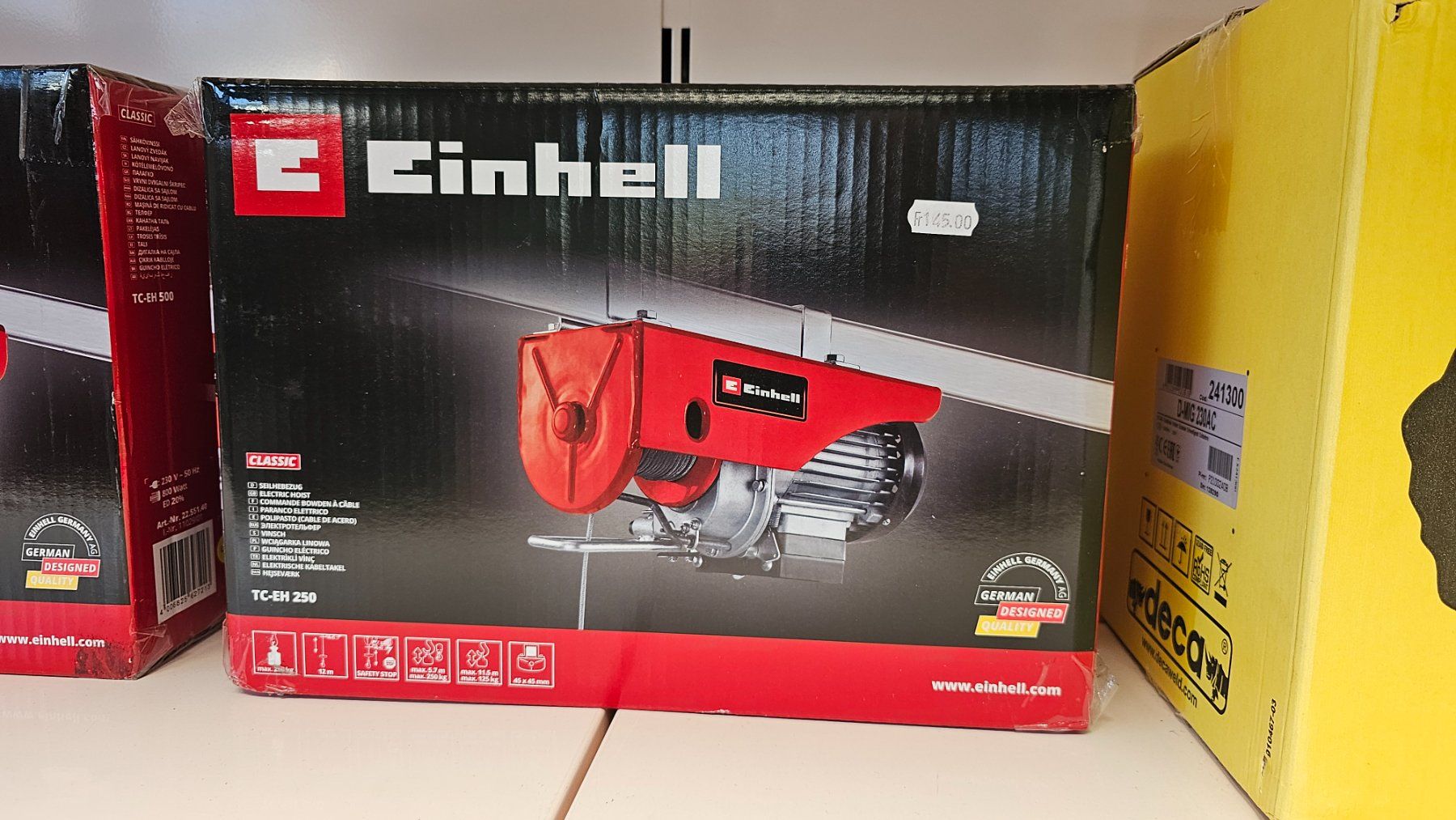 Einhell Altro per stoccaggio & trasporto: Einhell Seilhebezug TC-EH 250 – Nuovo e nell'imballaggio originale da Koppigen venduto da Bracher_Mail-House 2