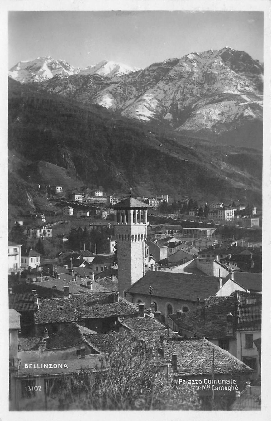 Cartoline postali: Bellinzona palazzo comunale – Usato da Biasca venduto da Blenio71