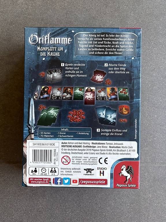 Giochi: Brettspiel: Oriflamme – Usato da Schlieren venduto da elisa_zh 1