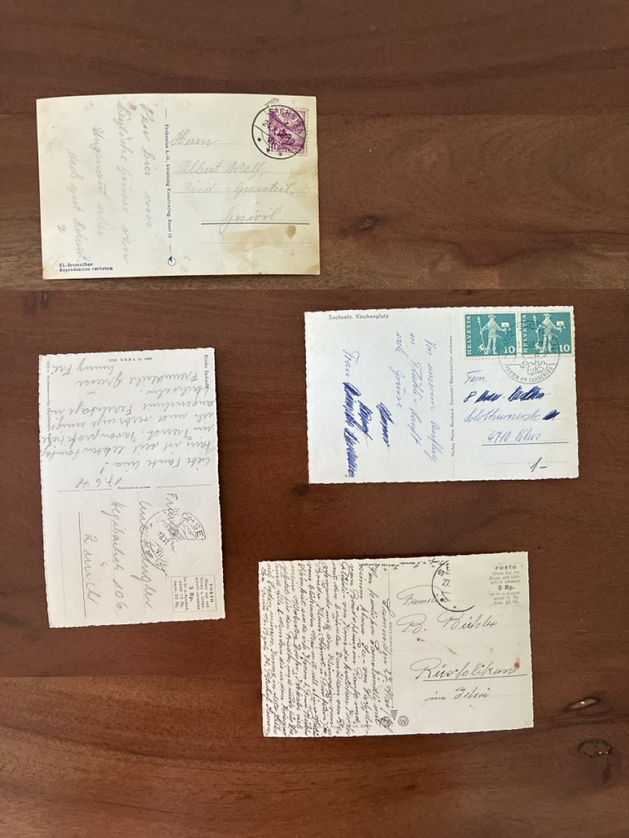 Cartes postales: 9 Ansichtskarten Schweiz von Sachseln OW – D'occasion à Oftringen par Cla.vD.74 3