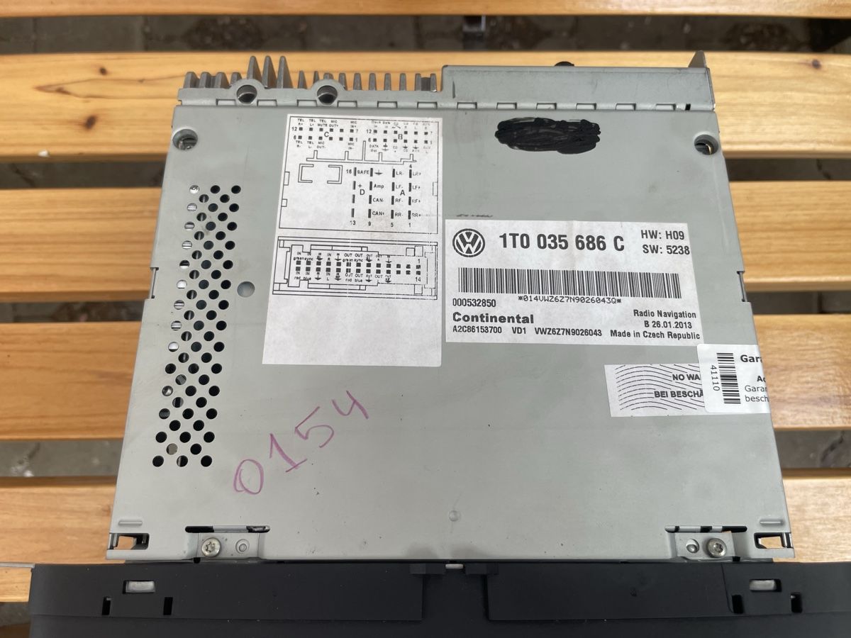 Navigatori: RNS 510 Original VW Naviradio mit DAB 1T0035686C – Usato da Widnau venduto da Gasser_Auto 1
