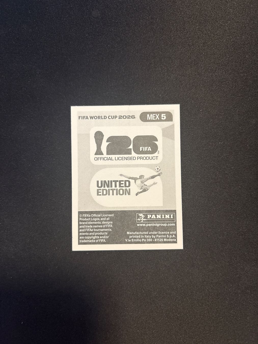 Panini Cartes à collectionner: MEX 5 - Panini WM 2026 – Neuf (Voir description) à Regensdorf par Blendi 1