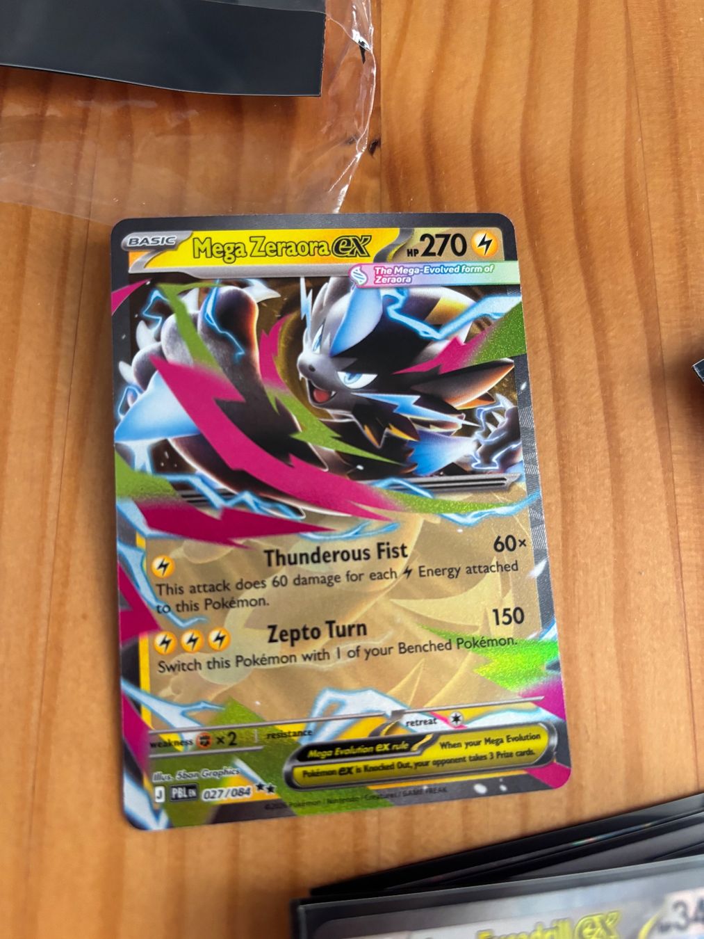 Pokémon Cartes à collectionner: Mega Zeraora EX, Pitch Black – D'occasion à Bern par Pokescherti