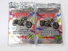 2 Booster Thunder Trading Cards 1993 Custom Bikes Sammelbild