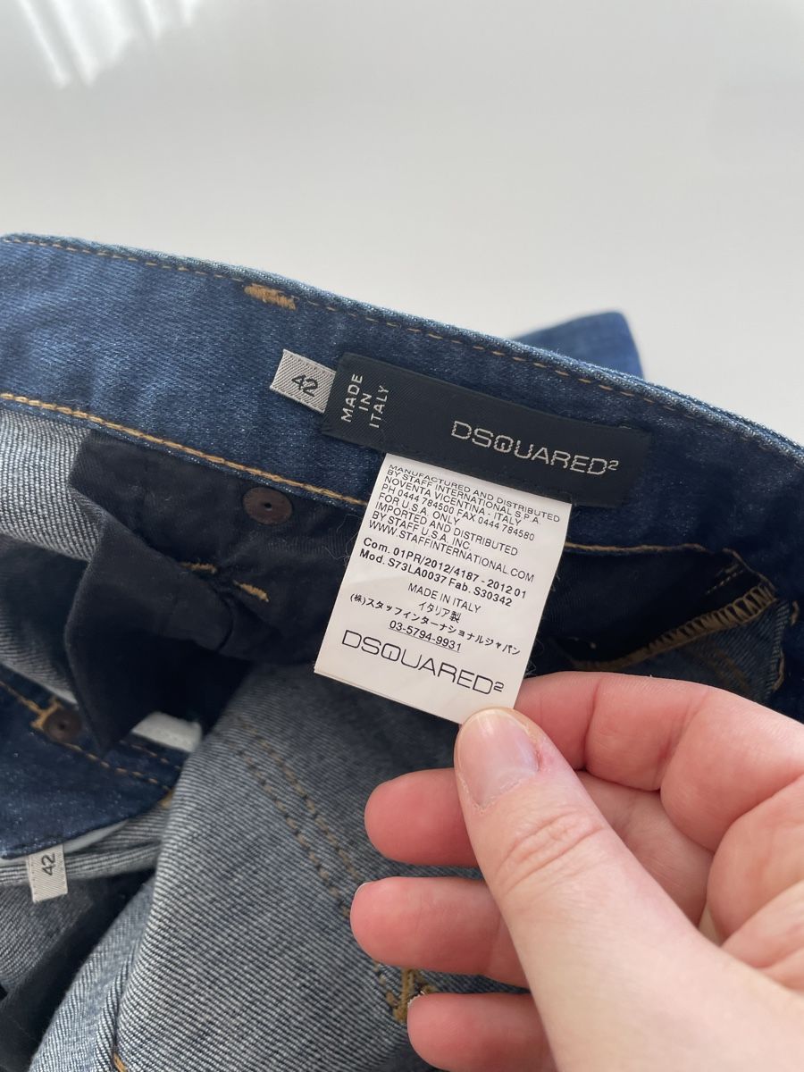 Dsquared2 Jeans: DSQUARED2 Jeans Gr. 42 Boho Ethno Style bestickt – Nuovo (secondo la descrizione) da Winterthur venduto da 11.11 9