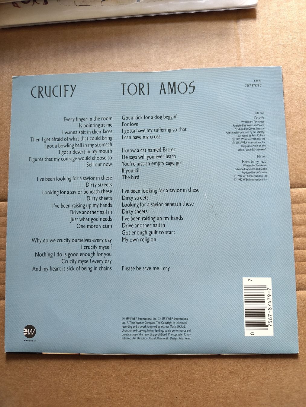 Dischi in vinile: Tori Amos - Crucify 7" Single – Usato da Büsserach venduto da Bey23 1