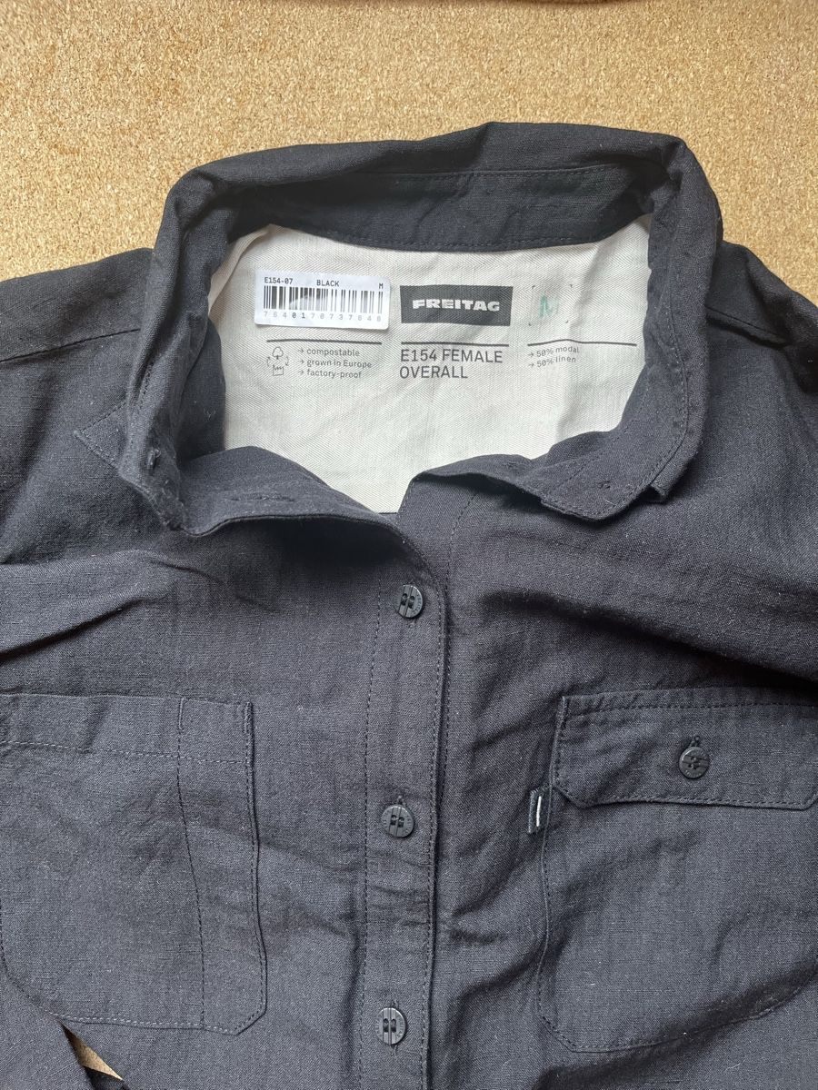 Freitag Tute: seltener FREITAG overall E154 schwarz – Nuovo (secondo la descrizione) da Zürich venduto da gemuesebouillon
