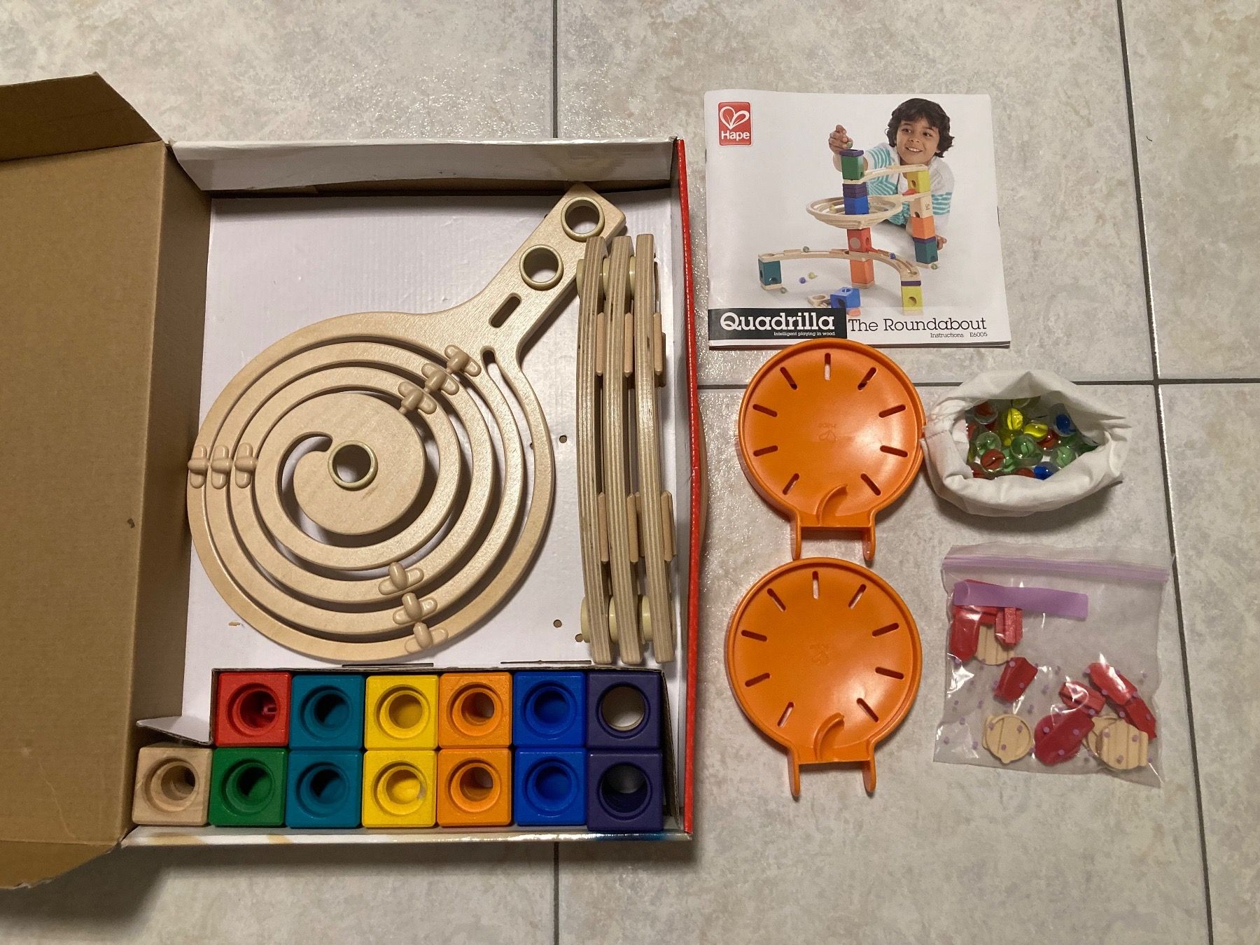 Biglie: Murmelbahn Quadrilla The Roundabout von Hape – Usato da Rothrist venduto da Pringel76 1