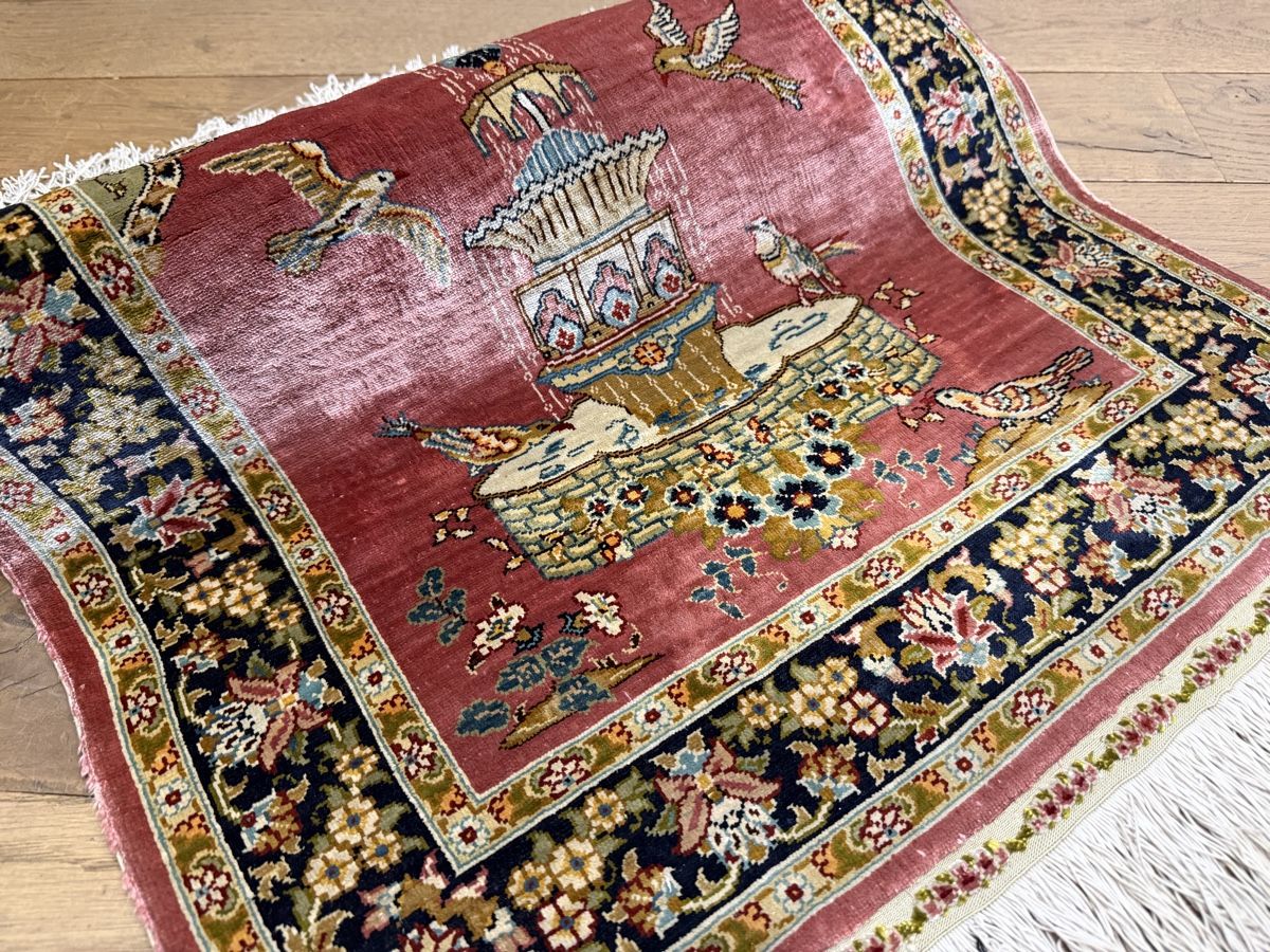 Tappeti: Hereke Özipek 76 x 53 cm - Seidenteppich – Usato da Bennau venduto da Mayer_Carpets 4