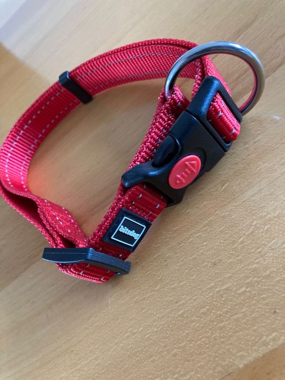 Galguita Amelie Martingale Hundehalsband, Rot, 4 M – Verstellbar, Handgefertigt In Spanien, Mit Sicherheitssystem