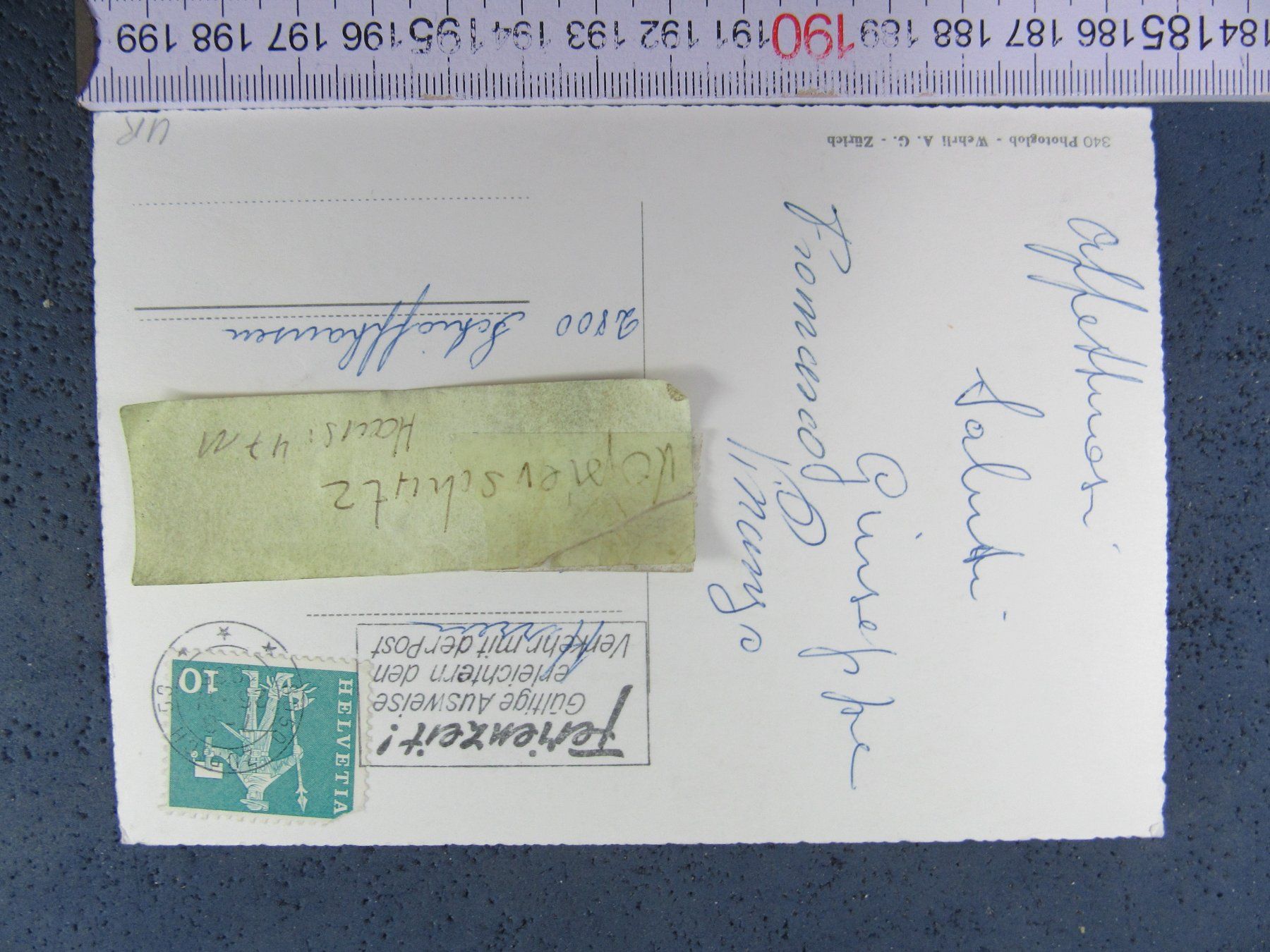 Cartoline postali: AXENSTRASSE URI AK 8BILDER – Usato da Ettingen venduto da Hausi4711 1