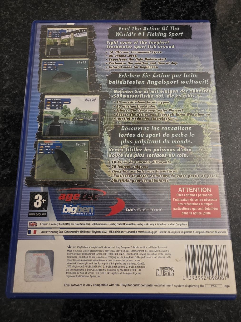 Giochi: Bass Master Fishing PS2  – Usato da Chavornay venduto da Crash37 1