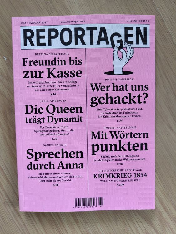 Zeitschriften & Magazine: Reportagen Nr. 32 / Januar 2017 – Neu (gemäss Beschreibung) aus Buttisholz von Simone_n