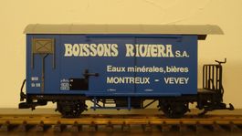 LGB 4029, MOB, Gk 518, Boissons Riviera S.A., Güterwagen