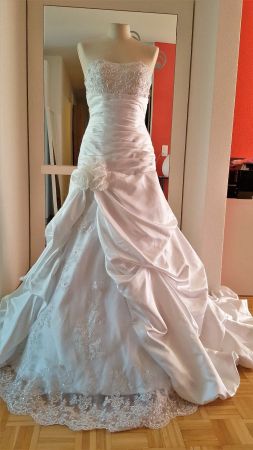 Brautkleid Satin Gr. 36 Abito Sposa - AUSVERKAUF!!!
