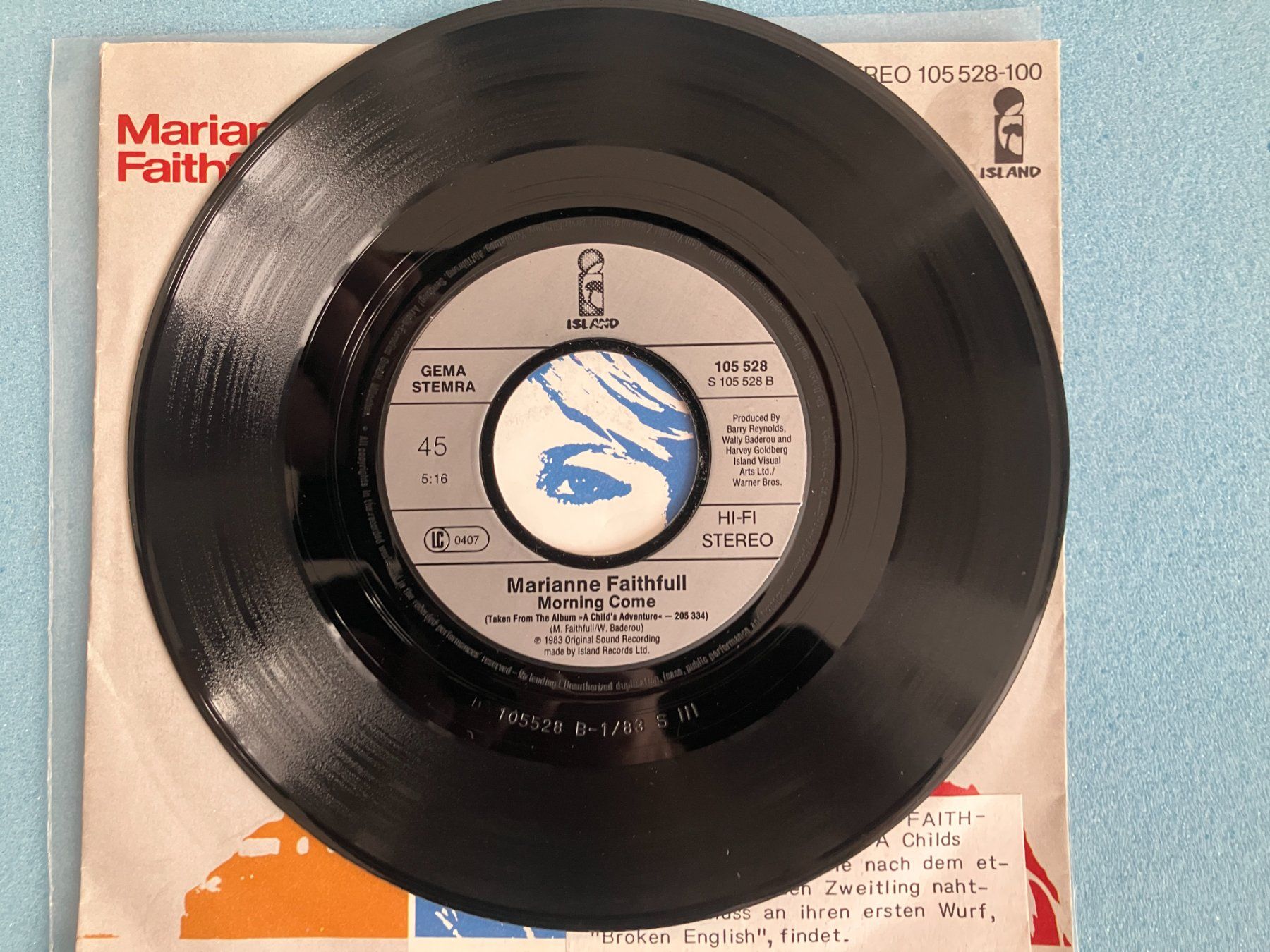 Dischi in vinile: Marianne Faithfull – Usato da Aarwangen venduto da Jukebox3 5