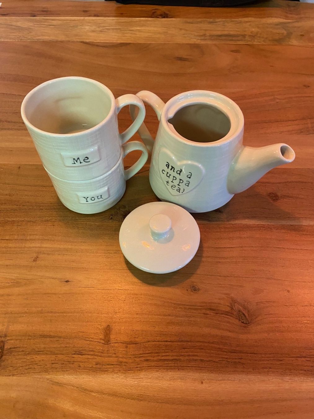 Set di piatti: Tee Set (Teekanne und 2 Tassen) – Usato da Mellingen venduto da Gliblawyer 2
