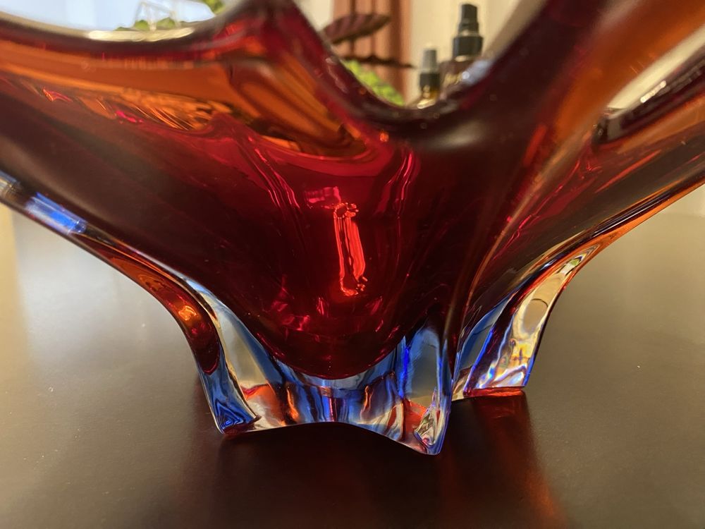 Tammaro Home Murano Glasschale – Handgefertigte Glasschale Aus Italien (Ø30 Cm)
