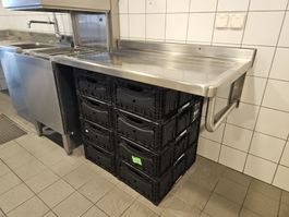 Auslauftisch mit Konsole zu Geschirrspüler 