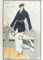 Damenmode_4  von Victor Lhuer,  (Lithoansicht um 1914)