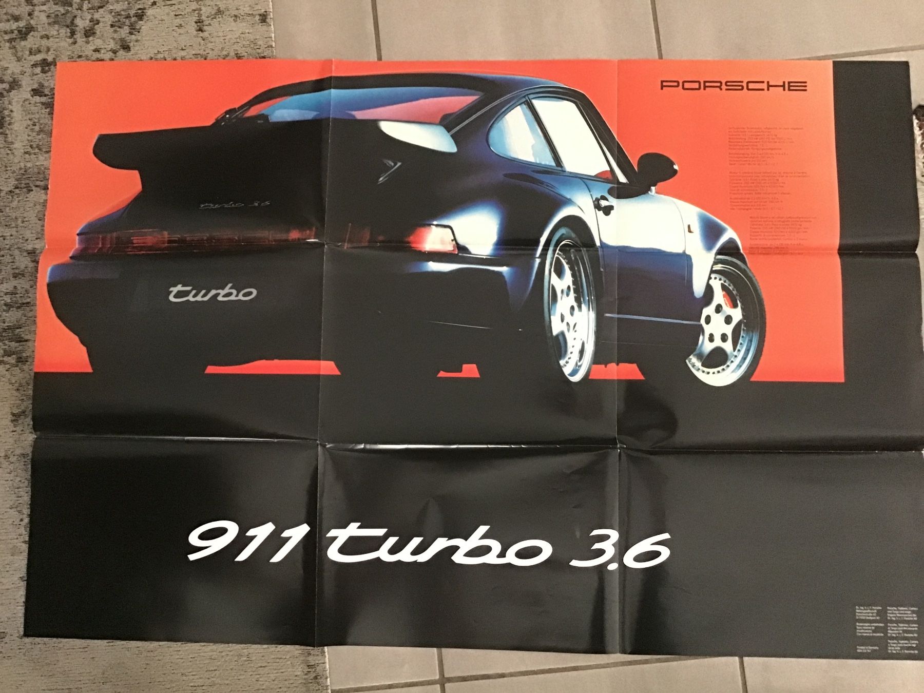 Porsche Documenti: Porsche Posterprospekt März 1993 – Usato da Scherzingen venduto da Starseller62 4