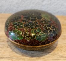 Cloisonne Email Schatulle Schmuckdose Box Asia China antik