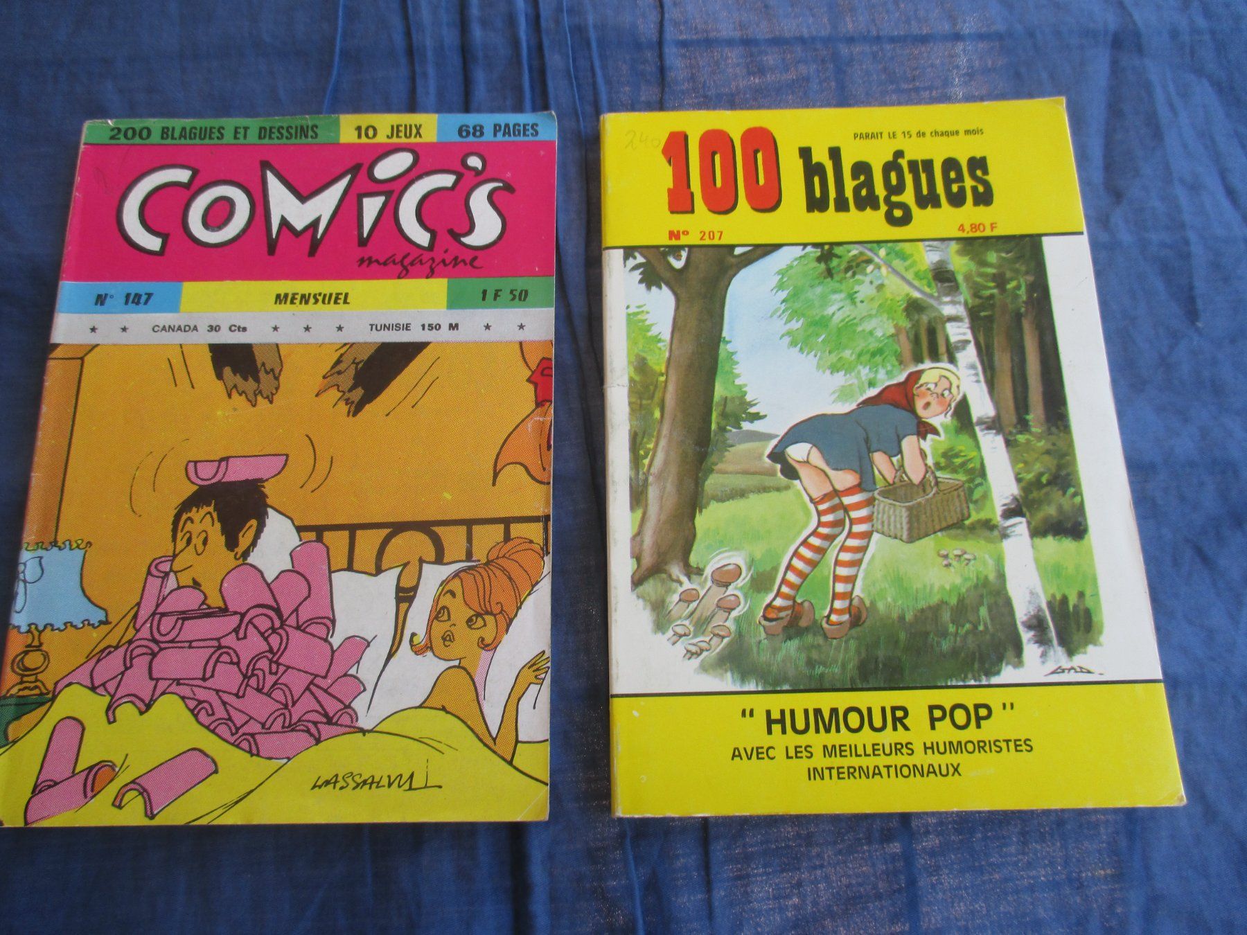 Bücher: lot de 2 livres : Comic's + 100 blagues – Gebraucht aus Colombier NE von Nevenma