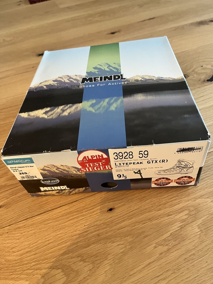 Meindl Scarpe da uomo: Wanderschuhe Meindl Grösse 9,5 – Nuovo (secondo la descrizione) da Sins venduto da pimpelmaus1 1