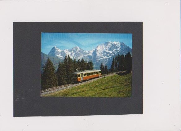 Ansichtskarten: Carte postale train Bahn Grütschalp - Mürren – Gebraucht aus Bex von