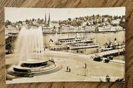 Luzern, Wagenbachbrunnen, Dampfschiff 