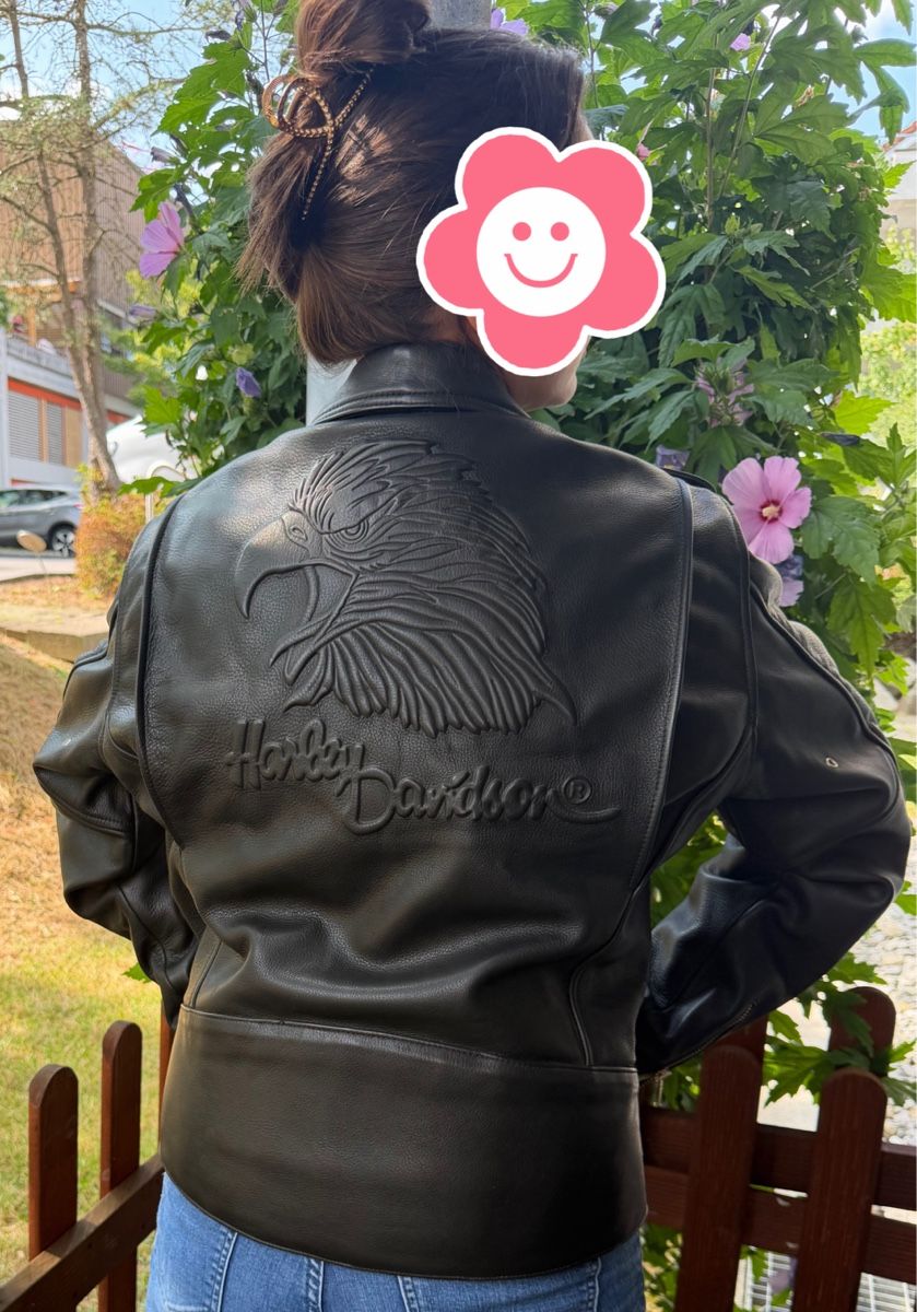 Harley-Davidson Vestes: Lederjacke Damen Original Harley-Davidson  Grösse 38  – D'occasion à Neuenhof par mar_z5k5