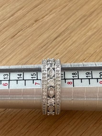Anelli: Luxus Elegante Gr.17/7 Ring Memoire Farbe :  Silber – Nuovo (secondo la descrizione) da Biel-Bienne venduto da Roserosse13 5