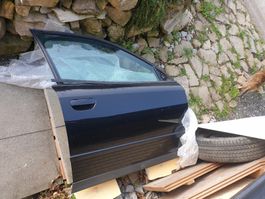 Audi A4 Beifahrertüre in Schwarz, gebraucht