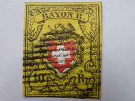 1850: 16II (Rayon II) ORANGE-GELB: T.10 E-RU, Kat: 500.-+