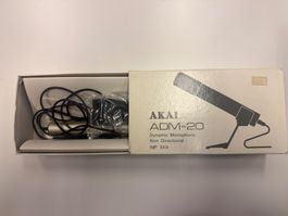 AKAI ADM-20 Dynamic Microphone Non Directional OVP
