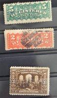 Kanada Briefmarken, 3 Stück, Registered und Confederation...