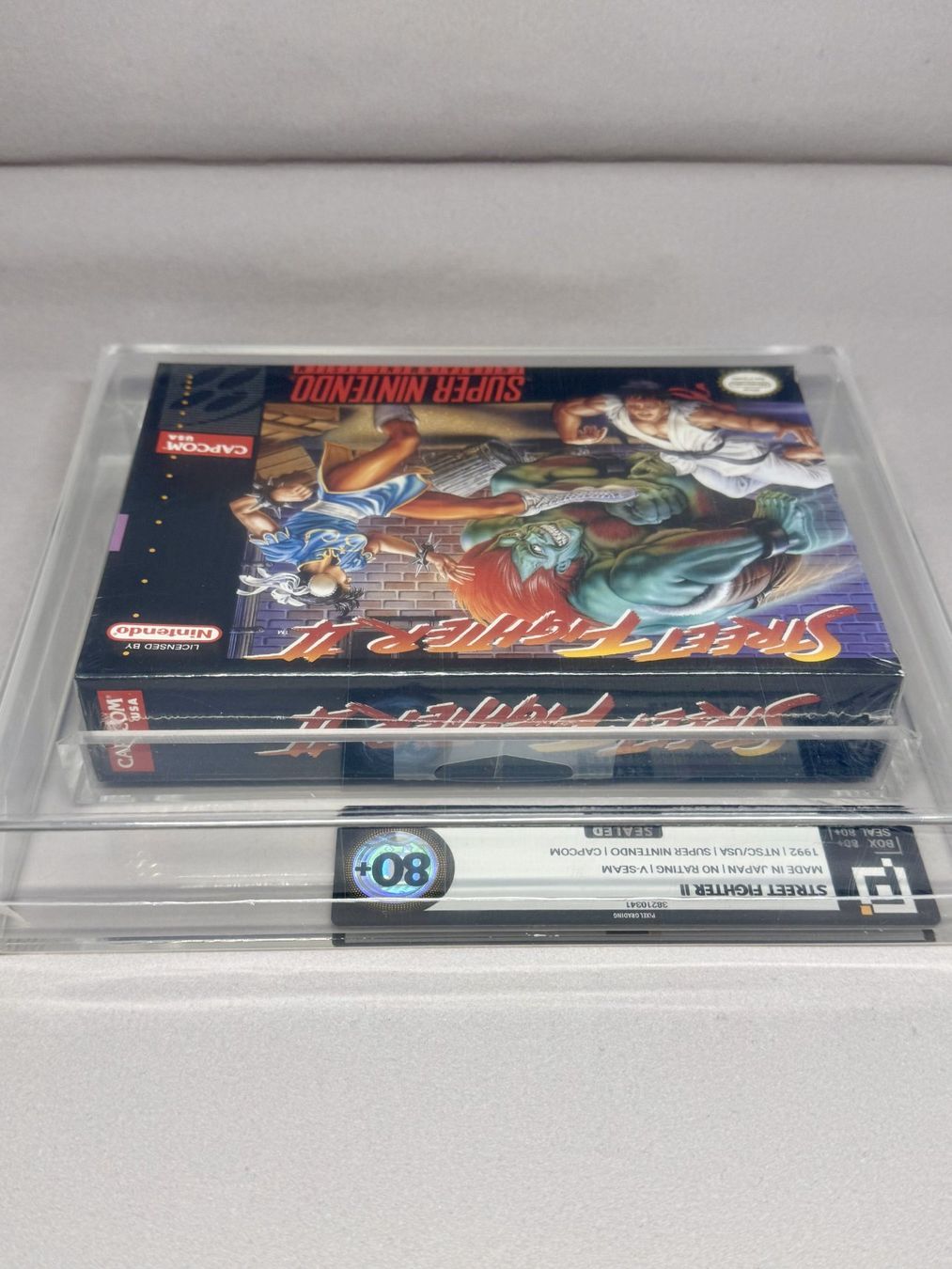 Nintendo Spiele: STREET FIGHTER 2 1992 SNES PIXEL GRADING 80+ – Neu und originalverpackt aus Neuenkirch von Armsy 4
