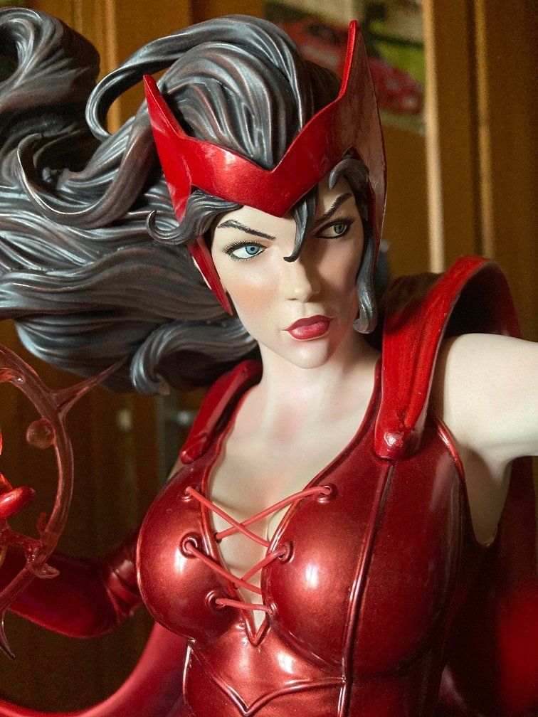 Marvel Statuette: Alpha3 Scarlet Witch Custom Statue 1/4 Marvel Sideshow – Usato da Tafers venduto da tobib_23 5