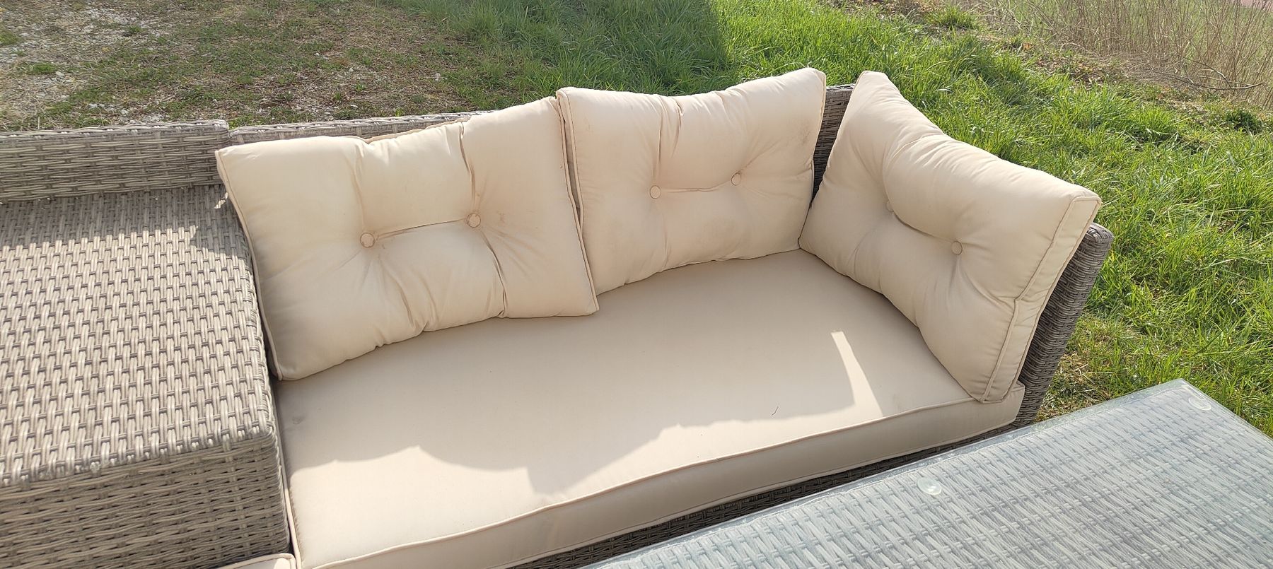 Set di tavolo e panche: Gartenlounge Set, Outdoor Möbel – Usato da Nesselnbach venduto da dog011 4
