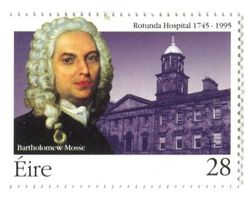 Briefmarke "Rotunda Hospital". Irland.