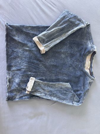 Pill&Bear Sweatshirt L Jeansblau