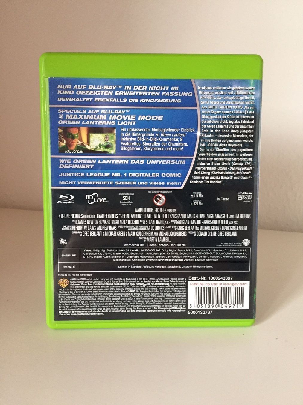 Tutti i DVDs: Green Lantern "Extended Cut" (2011) bluray – Usato da Tecknau venduto da Otacon0 1