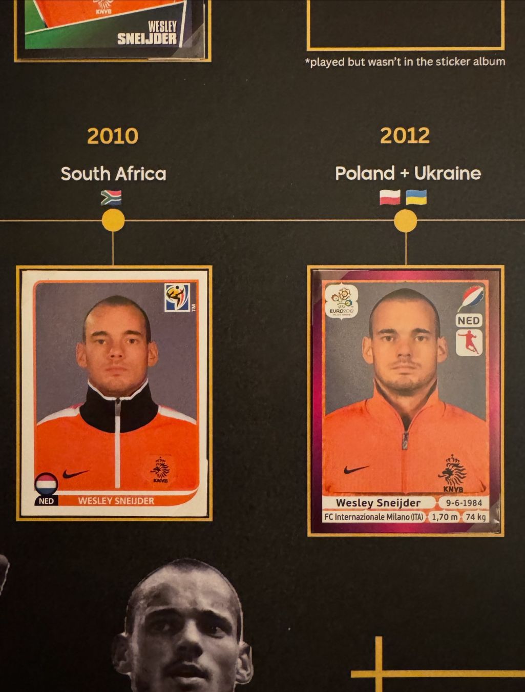 Panini Sammelbilder & Trading cards: Panini-Plakat Wesley Sneijder – Neu (gemäss Beschreibung) aus Stettlen von DieTaube2.0 3